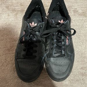 Adidas Black and Pink Vintage